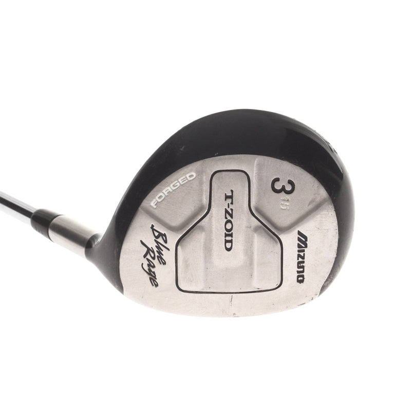 Mizuno Blue T-Zoid Blue Range Steel Mens Right Hand Fairway 3 Wood 15* Regular - Dynamic Gold R300