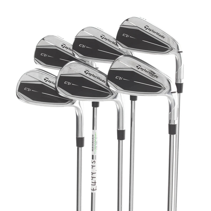 TaylorMade Qi Steel Mens Right Hand Irons 5-PW Regular - KBS Max MT 85