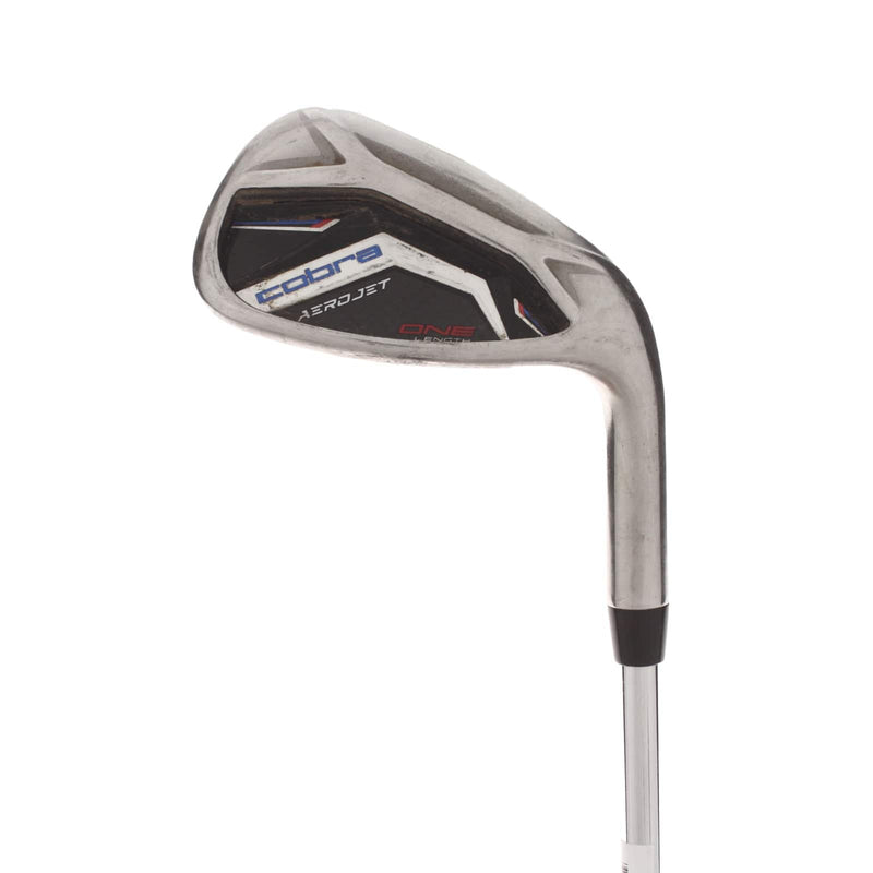Cobra Aerojet One Length Steel Mens Right Hand Gap Wedge 47.5* Stiff - KBS Tour Lite
