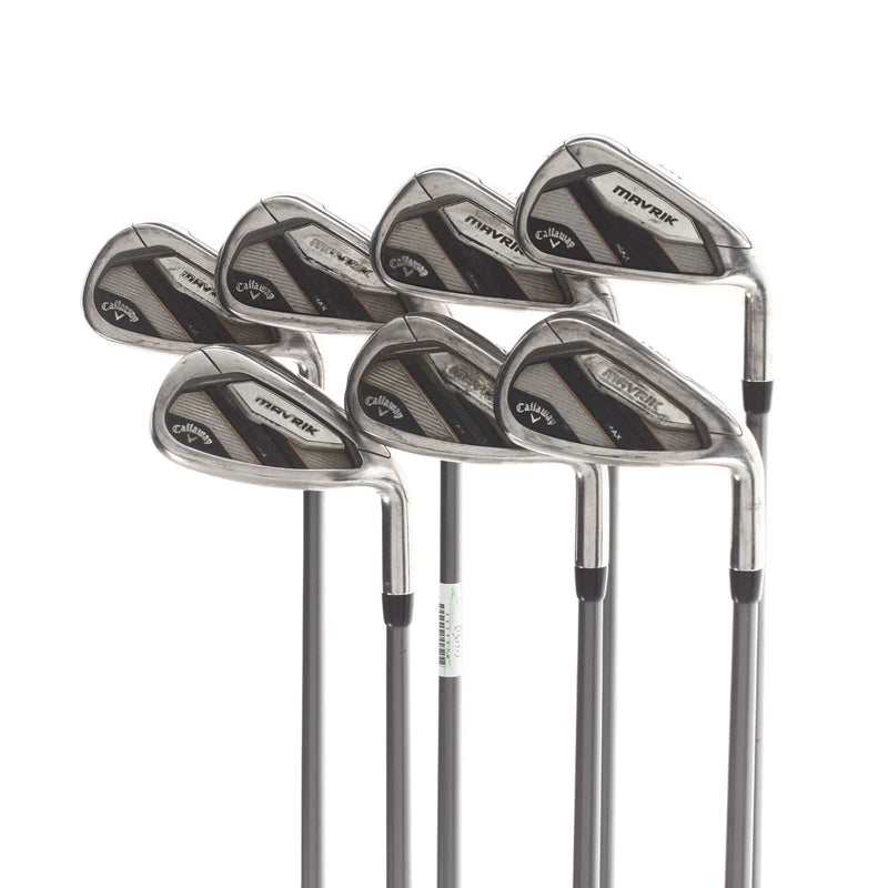 Callaway Mavrik Max Graphite Mens Right Hand Irons 5-SW Senior - Project X Catalyst 55 5.0