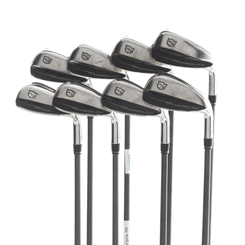 Wilson Launch Pad 2022 Graphite Mens Right Hand Irons 5-GW+SW Regular - Project X Evenflow 5.5 65g