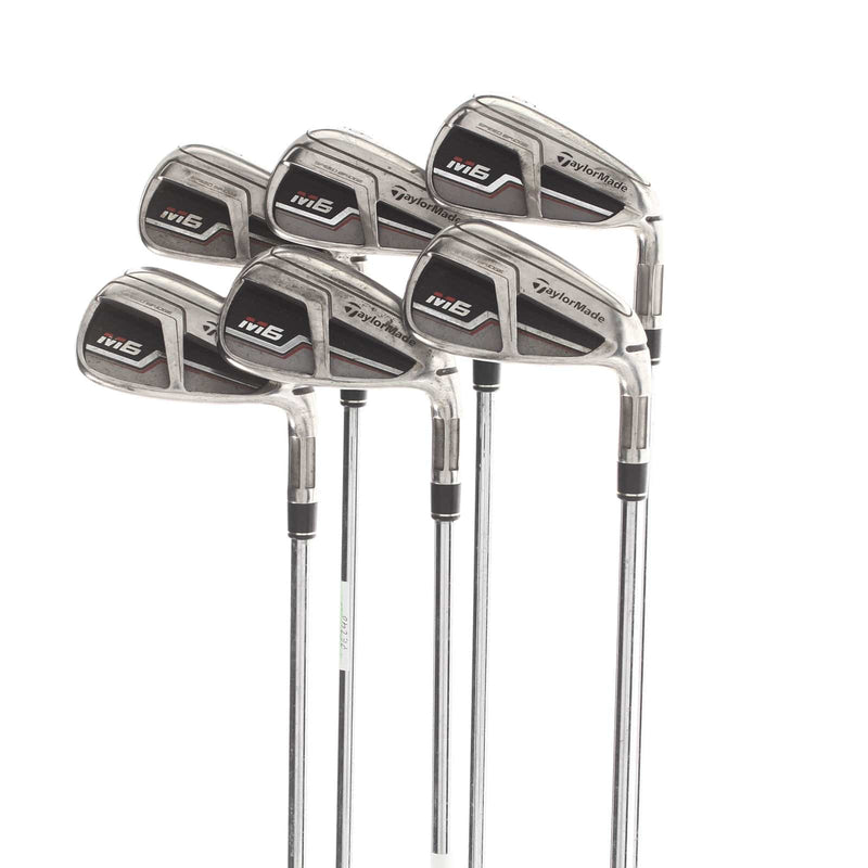 TaylorMade M6 Steel Mens Right Hand Irons 5-PW Regular - KBS Max 85