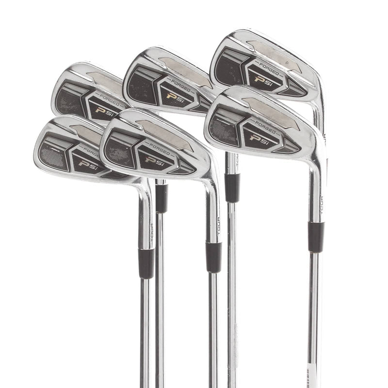 TaylorMade PSi Steel Mens Right Hand Irons 5-PW Regular - KBS Tour