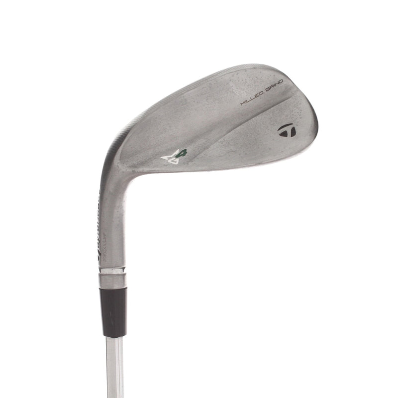 TaylorMade Milled Grind 4 Steel Mens Left Hand Gap Wedge 52* 9 Bounce Wedge - True Temper Dynamic Gold Tour Issue 115
