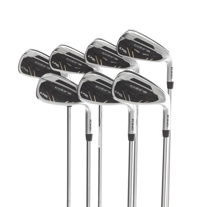 Cobra LTDx Steel Mens Right Hand Irons 5-GW Regular - KBS Tour 90