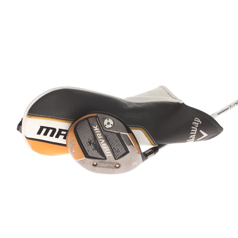 Callaway Mavrik Graphite Mens Left Hand Fairway 3 Wood 15* Stiff - Graphite Design Tour AD TP-5