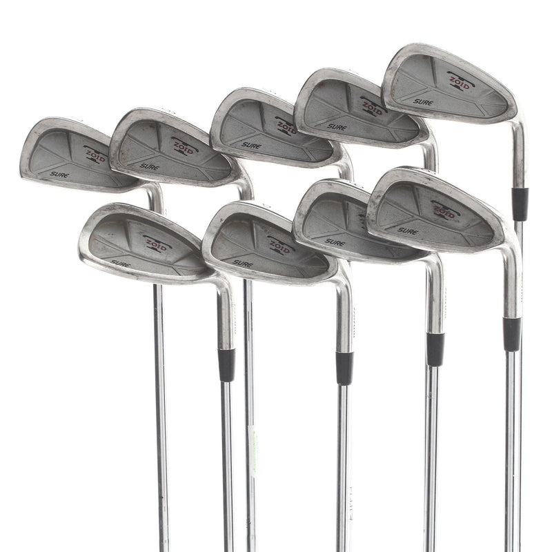 Mizuno T-Zoid Sure Steel Mens Right Hand Irons 3-SW Regular - Mizuno Dynaflex