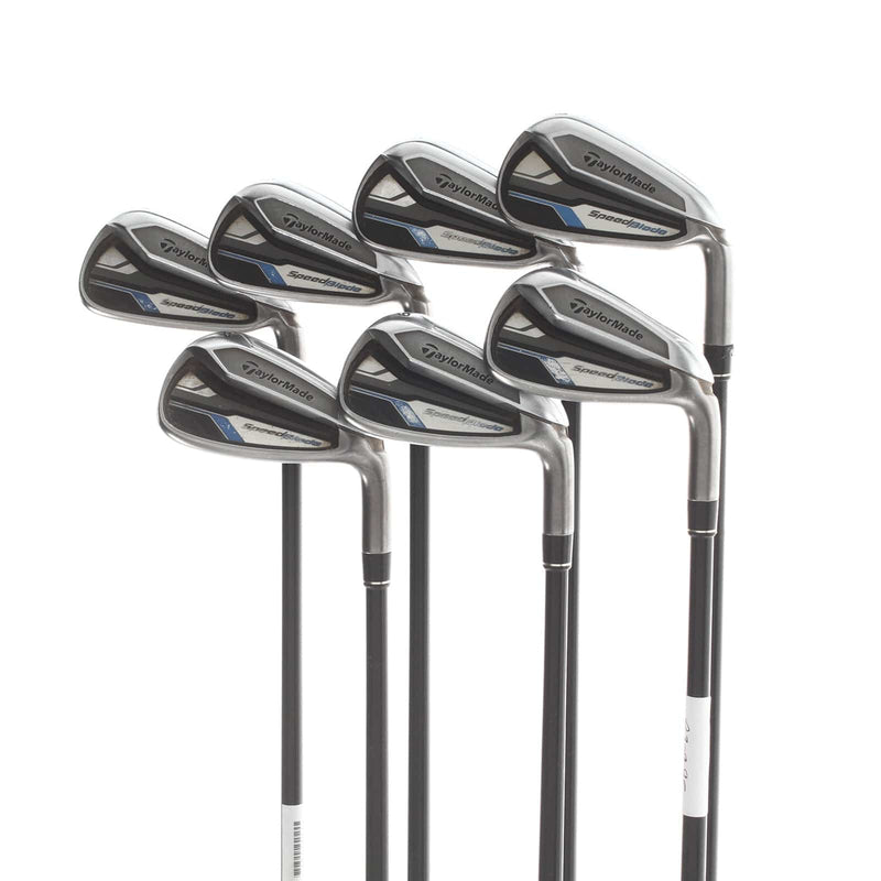 TaylorMade Speedblade Graphite Mens Right Hand Irons 4-PW Regular - Velox 65g