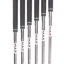 TaylorMade Qi Steel Mens Left Hand Irons 5-PW Regular - KBS Max MT 85