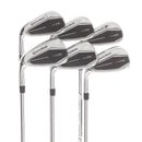 TaylorMade Qi Steel Mens Left Hand Irons 5-PW Regular - KBS Max MT 85