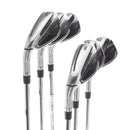 TaylorMade Qi Steel Mens Left Hand Irons 5-PW Regular - KBS Max MT 85