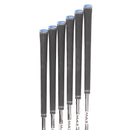 TaylorMade Qi Steel Mens Left Hand Irons 5-PW Regular - KBS Max MT 85