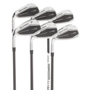 TaylorMade Qi Graphite Mens Left Hand Irons 5-PW Regular - Fujikura Ventus TR Blue 6-R