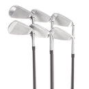TaylorMade Qi Graphite Mens Left Hand Irons 5-PW Regular - Fujikura Ventus TR Blue 6-R