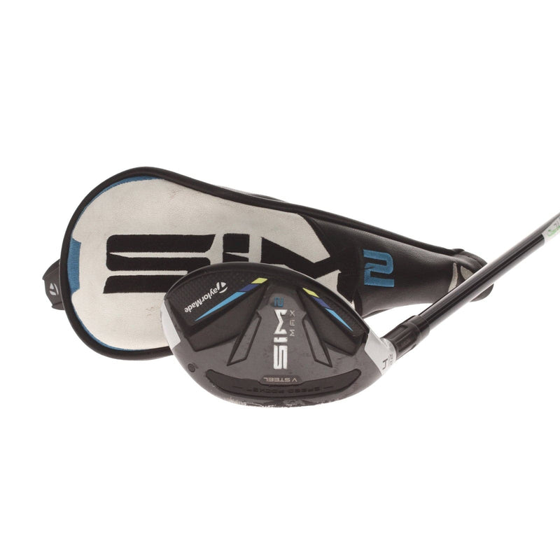 TaylorMade Sim 2 Max Graphite Mens Left Hand 4 Hybrid 22* Stiff - Fujikura Ventus Blue 7-S