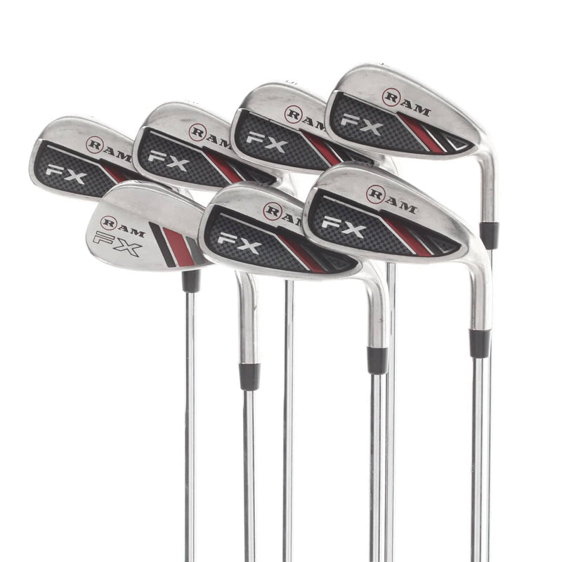 Ram FX Steel Mens Right Hand Irons 4-PW Regular - True Temper