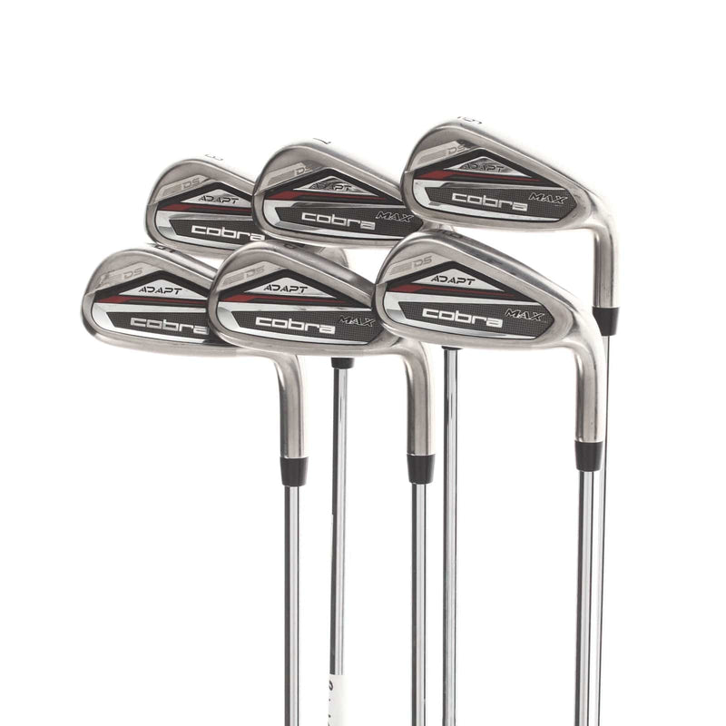 Cobra DS-Adapt Max Steel Mens Right Hand Irons 6-GW Regular - KBS Tour Lite