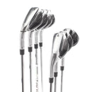 TaylorMade Qi Steel Mens Left Hand Irons 5-SW Regular - KBS Max 85