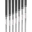 TaylorMade Qi Steel Mens Left Hand Irons 5-SW Regular - KBS Max 85