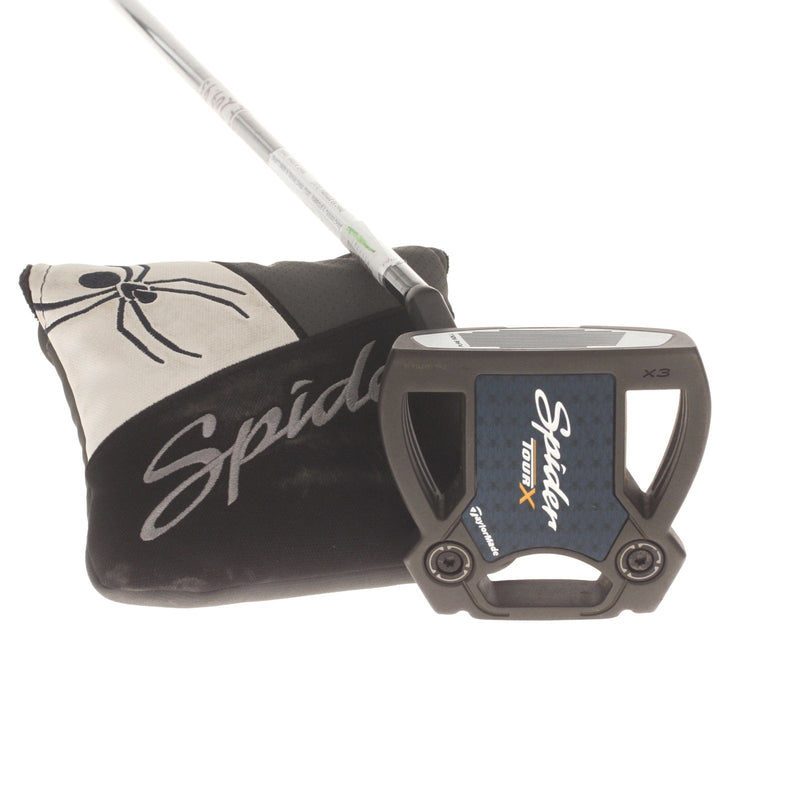 TaylorMade Spider Tour X Mens Left Hand Putter 34" Mallet KBS - Super Stroke Pistol 1.0
