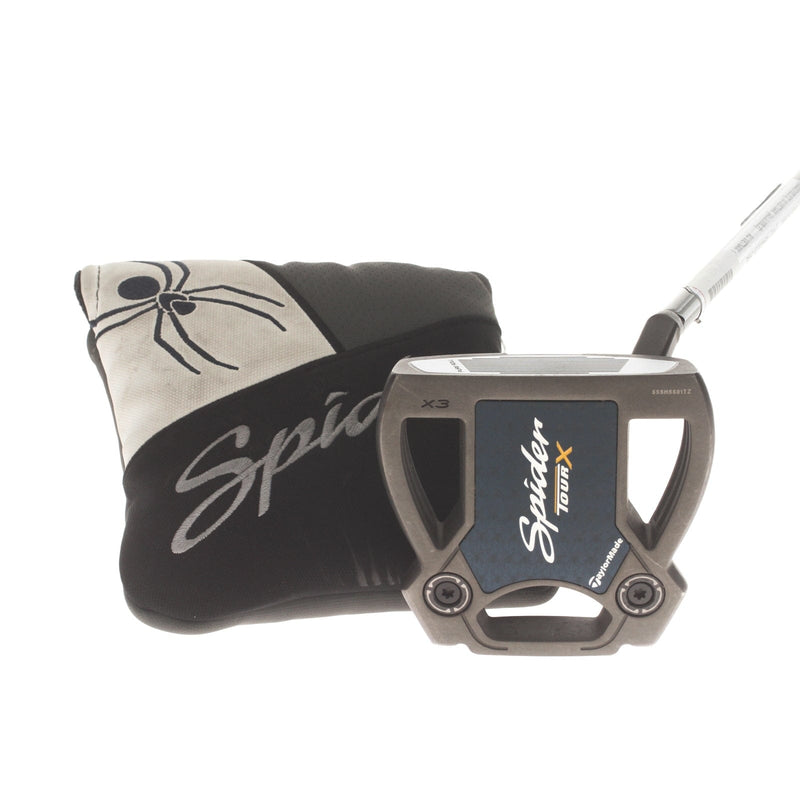 TaylorMade Spider Tour X Mens Right Hand Putter 34" Mallet KBS - Super Stroke Pistol 1.0
