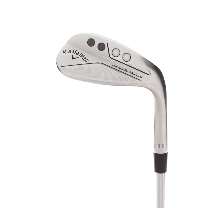 Callaway Jaws Raw Steel Mens Right Hand Lob Wedge 58* 10 Bounce S Grind Wedge - Dynamic Gold Spinner Tour Issue 115