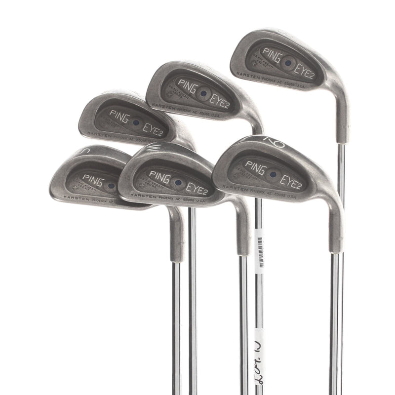Ping Eye 2 Steel Mens Right Hand Irons 3-SW Blue Dot 1* Upright Lite - Ping ZZ Lite