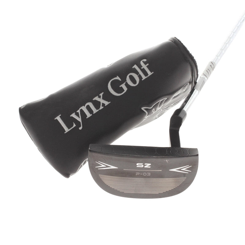 Lynx SZ P-03 Mens Right Hand Putter 34" Mallet - Saplize Sap Lit 1.0