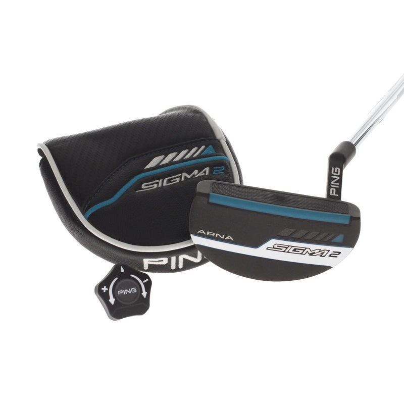 Ping Sigma 2 Arna Mens Right Hand Putter 34" Mallet - Ping Pistol PP60