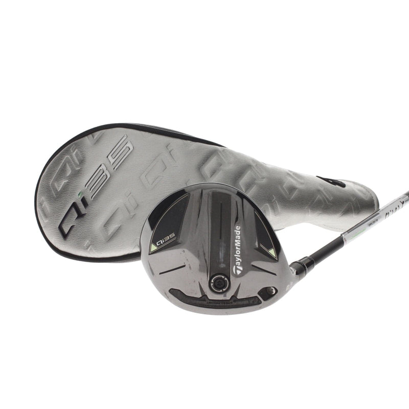 TaylorMade Qi35 Graphite Mens Left Hand Fairway 3 Wood 15* Stiff - Fujikura Ventus Blue FW 6-S