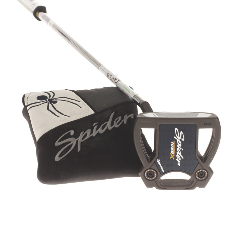 TaylorMade Spider Tour X Mens Left Hand Putter 34" Mallet KBS - Super Stroke Pistol 1.0
