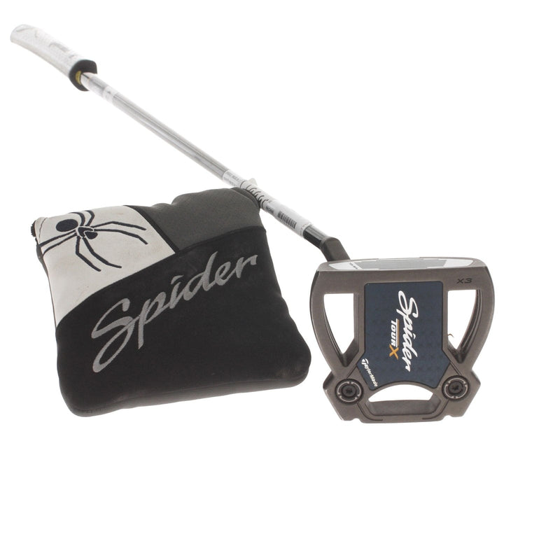 TaylorMade Spider Tour X Mens Left Hand Putter 34" Mallet KBS - Super Stroke Pistol 1.0