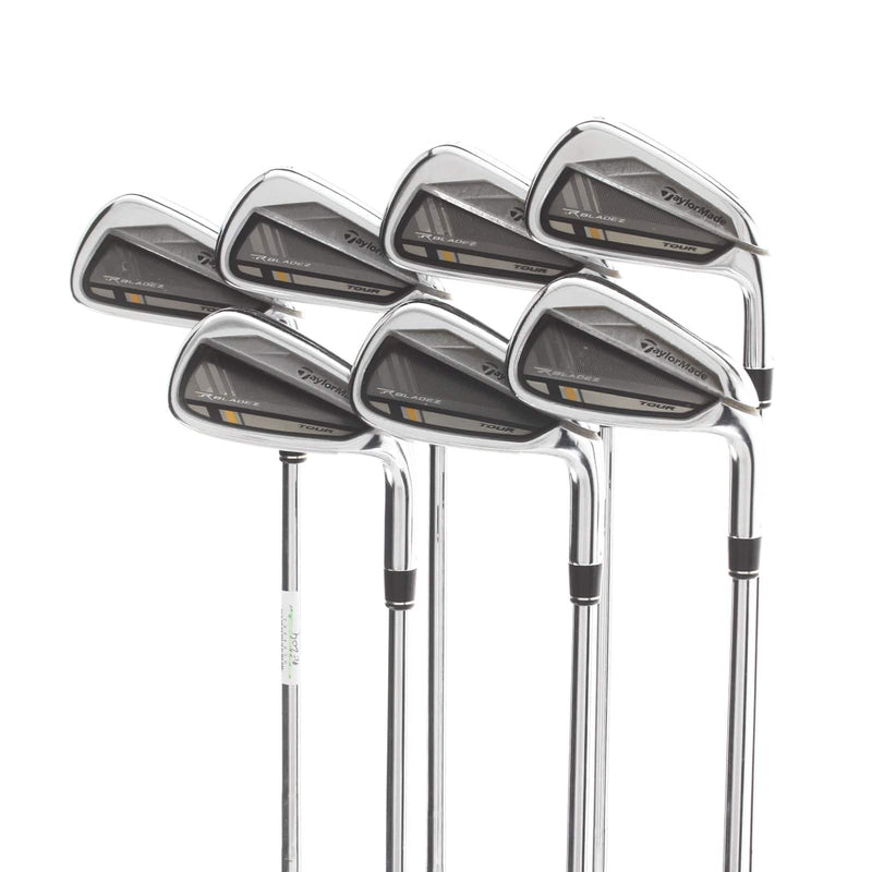 TaylorMade Rocketbladez Tour Steel Mens Right Hand Irons 4-PW Stiff - KBS Tour