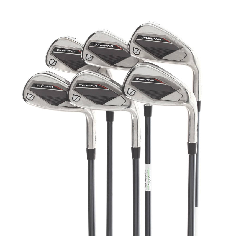 Wilson Dynapwr Graphite Mens Right Hand Irons 6-GW Senior - UST Mamiya Recoil Dart 65