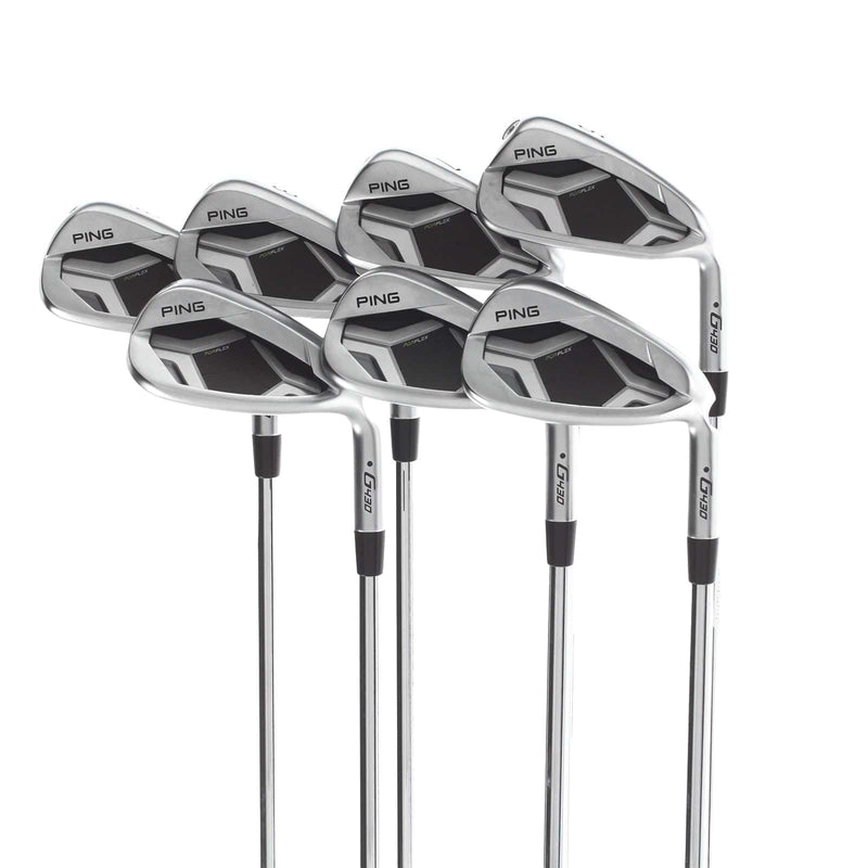 Ping G430 Steel Mens Right Hand Irons 6-SW+GW Black Dot Regular - Ping AWT 2.0