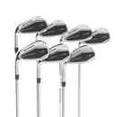 TaylorMade Qi Steel Mens Left Hand Irons 5-SW Regular - KBS Max MT 85