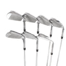 TaylorMade Qi Steel Mens Left Hand Irons 5-SW Regular - KBS Max MT 85
