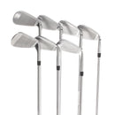 TaylorMade Qi Steel Mens Left Hand Irons 5-SW Regular - KBS Max MT 85