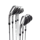TaylorMade Qi Steel Mens Left Hand Irons 5-SW Regular - KBS Max MT 85