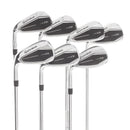 TaylorMade Qi Steel Mens Left Hand Irons 5-SW Regular - KBS Max MT 85
