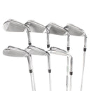 TaylorMade Qi Steel Mens Left Hand Irons 5-SW Regular - KBS Max MT 85