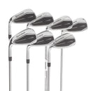 TaylorMade Qi Steel Mens Left Hand Irons 5-SW Regular - KBS Max MT 85