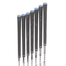 TaylorMade Qi Steel Mens Left Hand Irons 5-SW Regular - KBS Max MT 85
