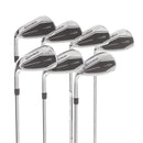 TaylorMade Qi Steel Mens Left Hand Irons 5-SW Regular - KBS Max MT 85