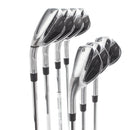 TaylorMade Qi Steel Mens Left Hand Irons 5-SW Regular - KBS Max MT 85