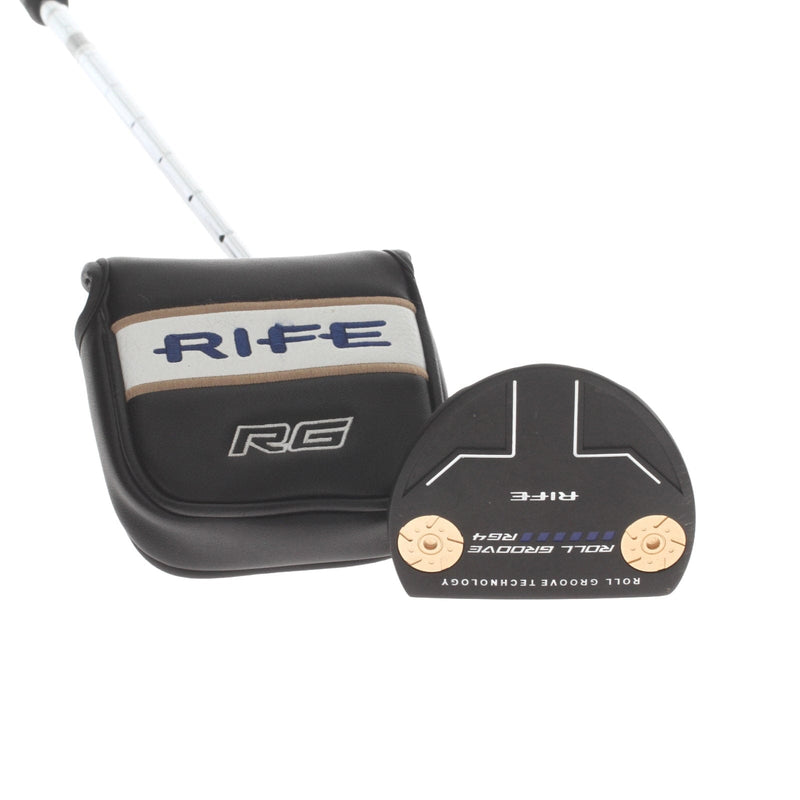 Rife Roll Groove RG4 Mens Right Hand Putter 34" Mallet - Rife