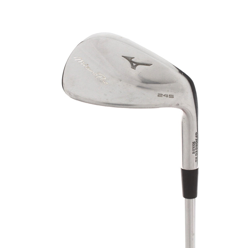 Mizuno Pro 245 Steel Mens Right Hand Pitching Wedge 43* Regular - Dynamic Golf MID 100 R300