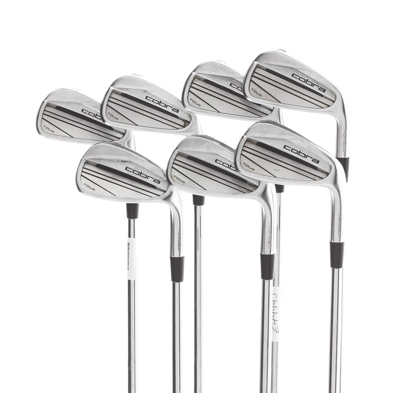 Cobra King Tour Steel Mens Right Hand Irons 4-PW Stiff - KBS $-Taper 120