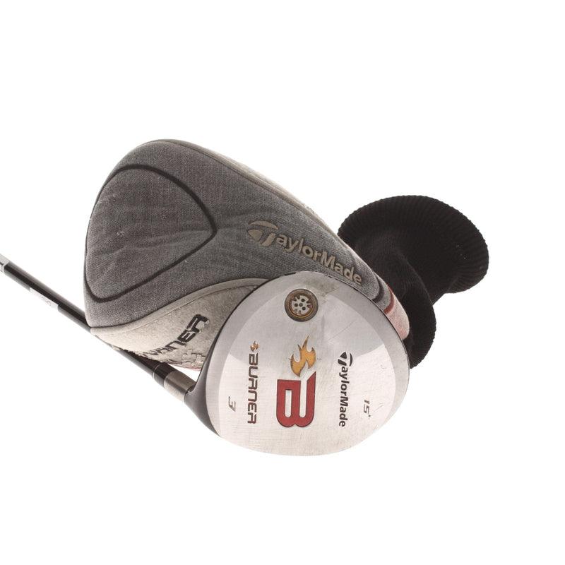 TaylorMade Burner 2008 Graphite Mens Right Hand Fairway 3 Wood 15* Stiff - REAX 49