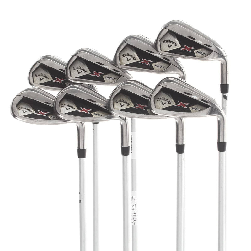 Callaway X Hot Graphite Mens Right Hand Irons 5-SW+AW Regular - Callaway X Hot
